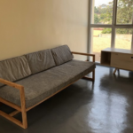Grevillea and Upholstered Cushions Sofa