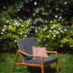 Custom Timber and Fabric Chair