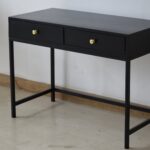 Black stained office table
