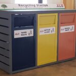 Waste collection and sorting center